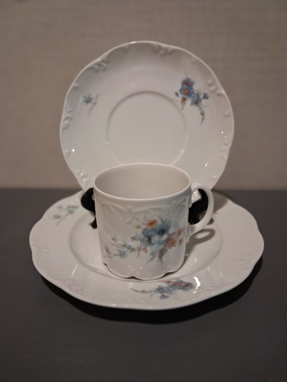 Vintage 3 Piece Set Classic Rosr Collection Rosenthal Group Germany Belvedere